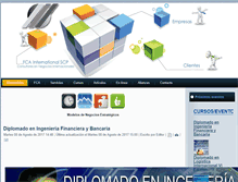 Tablet Screenshot of fcainternational.com